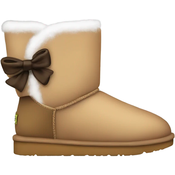 uggs with bow emoji