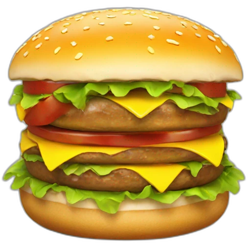 Burger 3d emoji