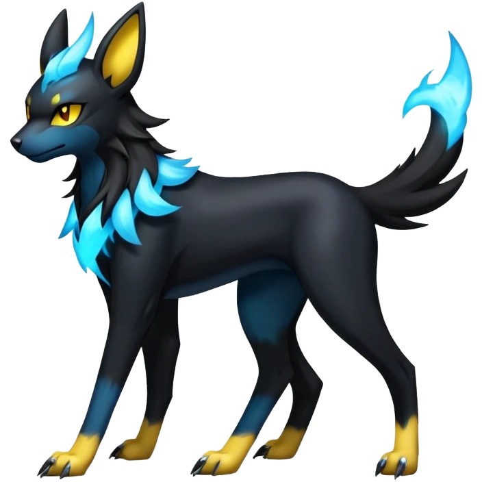 Umbreon-Luxray-Manectric-Houndoom-Pokémon-Fakémon-hybrid-creature emoji
