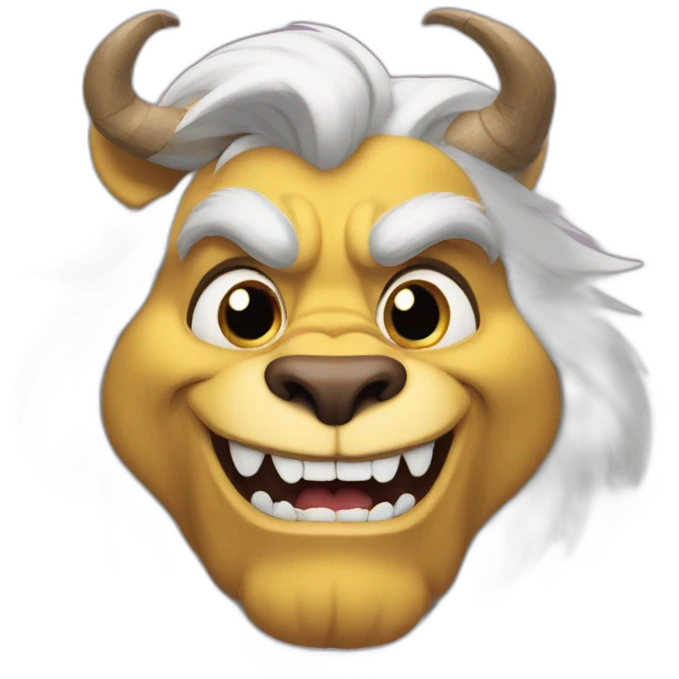 beast from beauty and the beast emoji