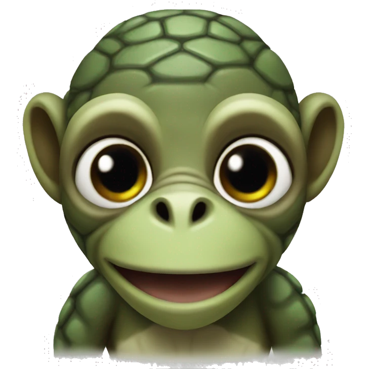 Turtle monkey emoji