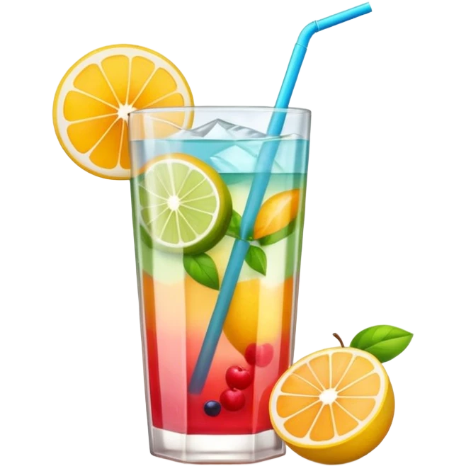Summer mocktail  emoji