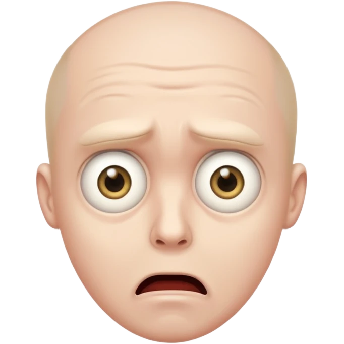Very scared man emoji