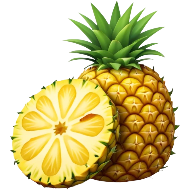 Pineapple slice emoji