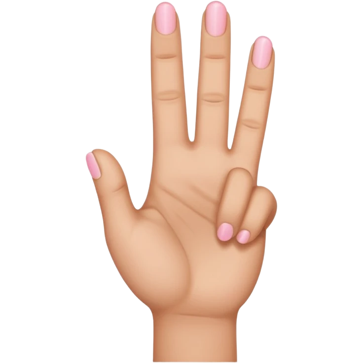 light brown hand with pinky finger raised emoji