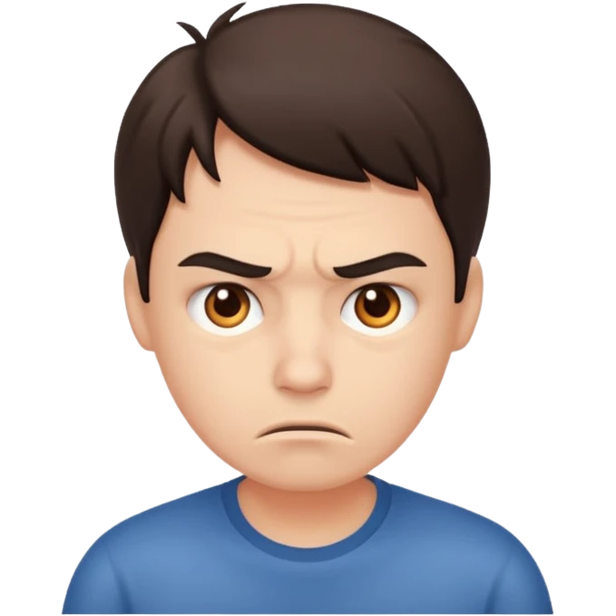 Un persona estresada emoji