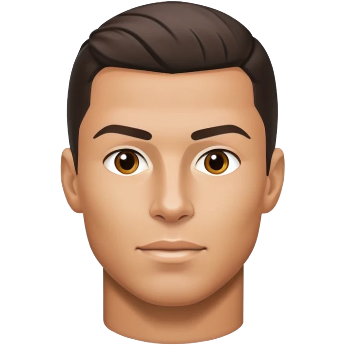 Cristiano Ronaldo's face emoji