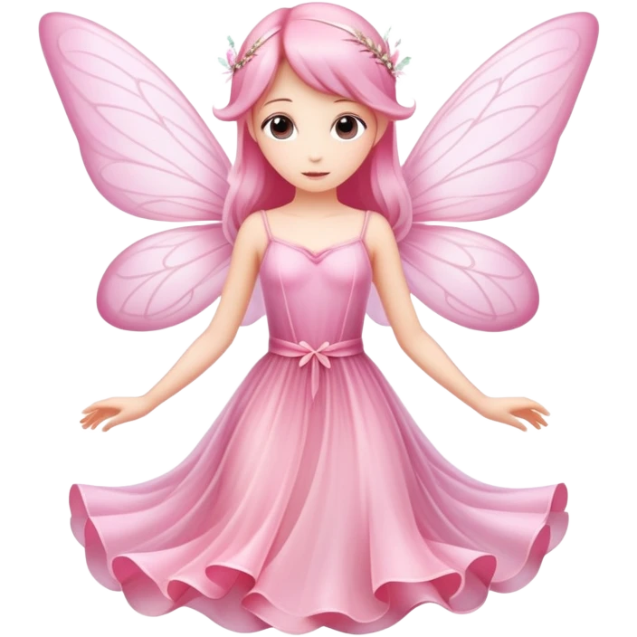 Pink Fairy emoji