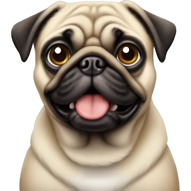 Pug emoji