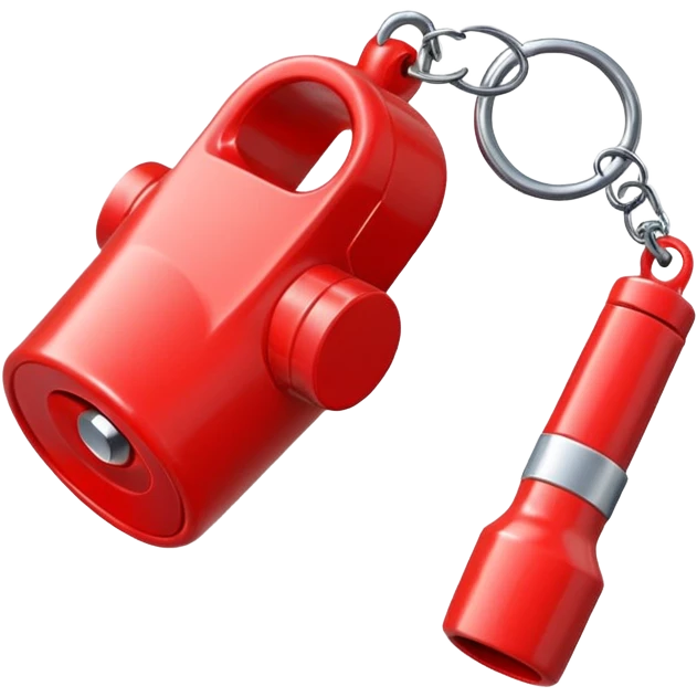 whistle in red emoji