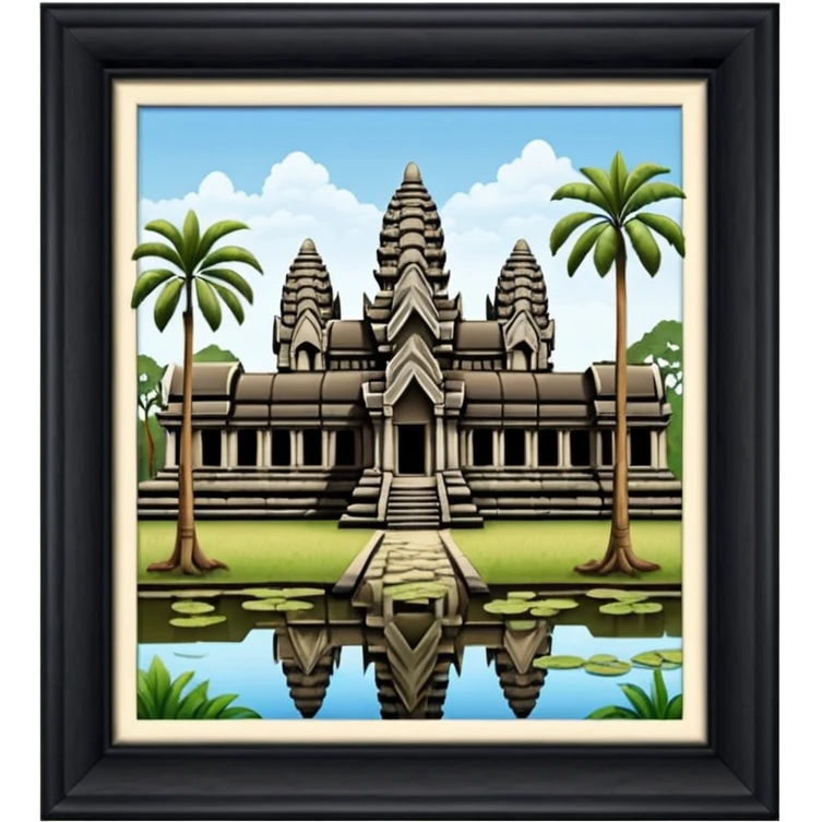 ankor wat cambodia emoji