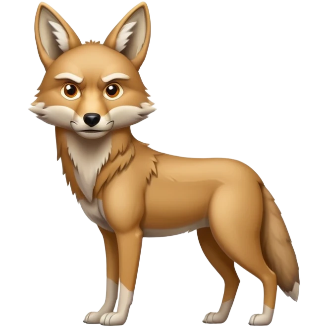 Strong coyote emoji