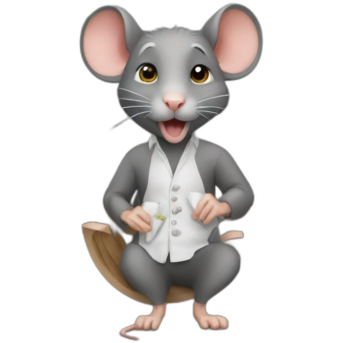 Rat interior designer emoji