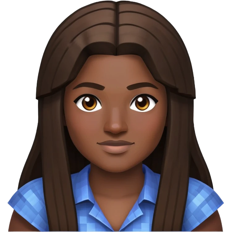 Danielle Brooks as a Minecraft character emoji