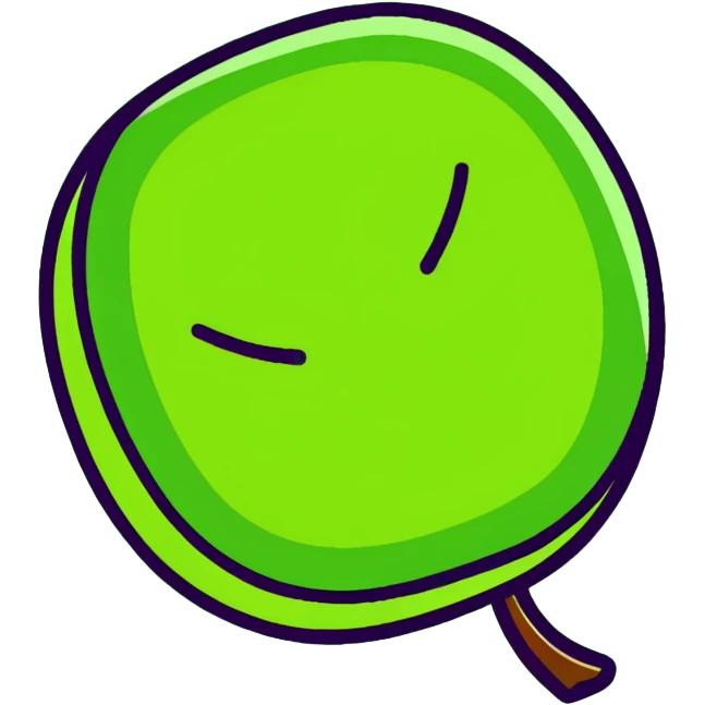 lucky four-leaf clover and kiwi fruit emoji