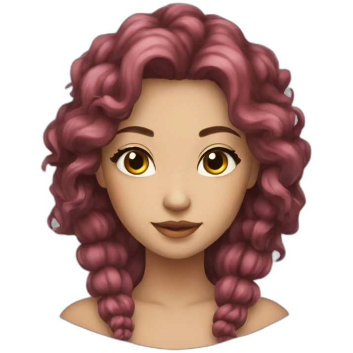 Beautiful syren emoji