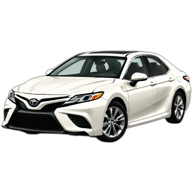 Toyota camry covered with film called q4tulpar emoji