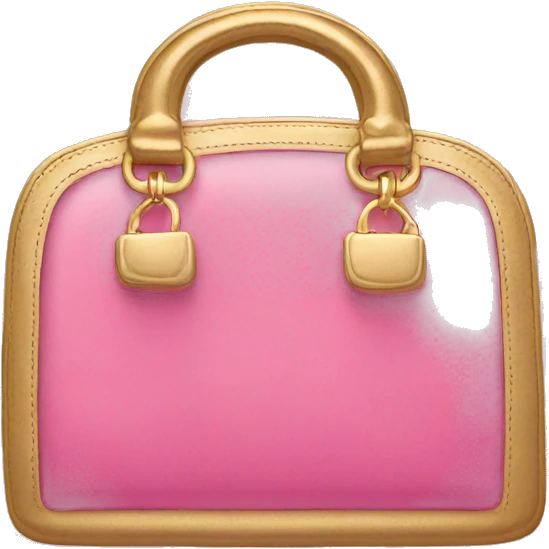 pink and gold purse emoji