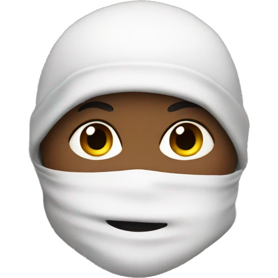 Baby in a ski mask  emoji