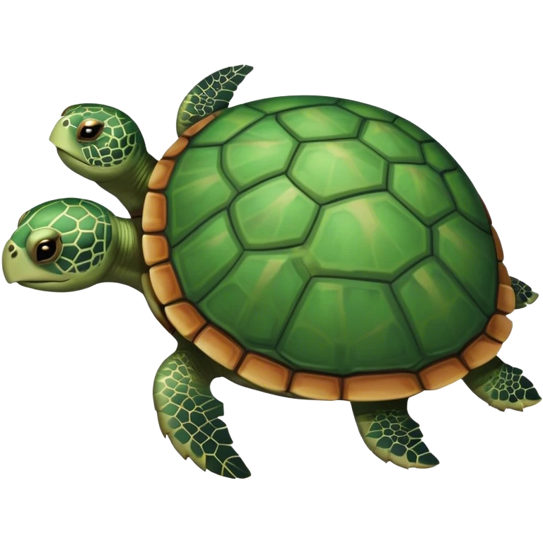 turtle with the earths map on its back emoji