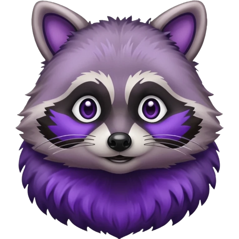 purple raccoon emoji