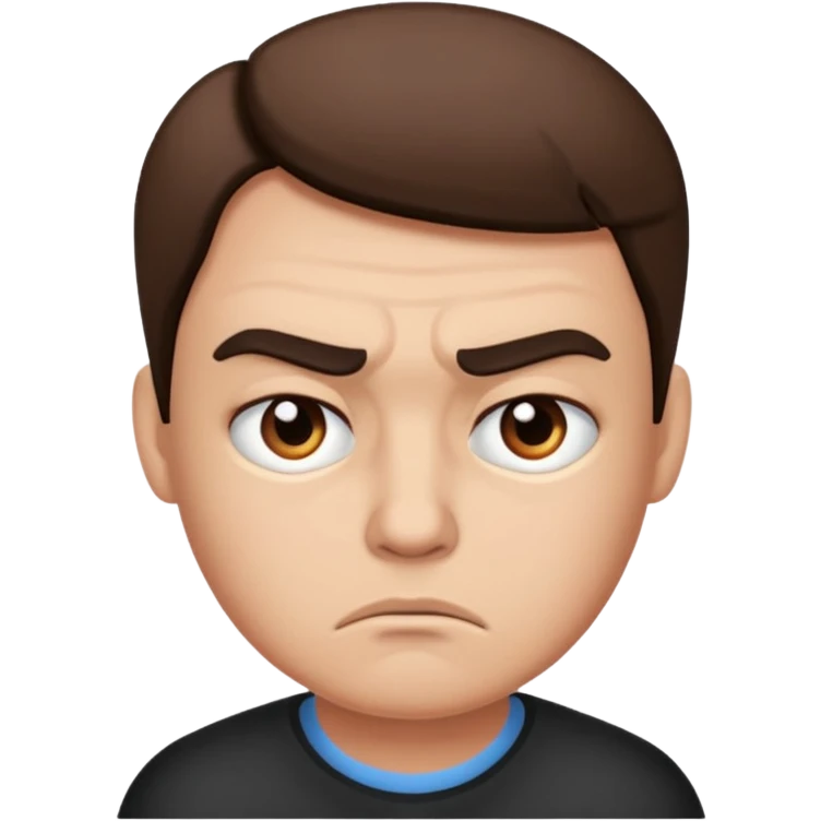 being mean and judging emoji