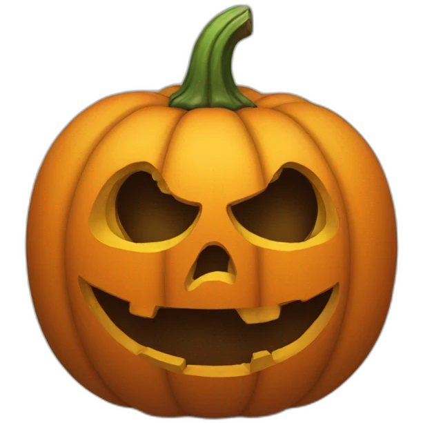 sad jack o lantern emoji