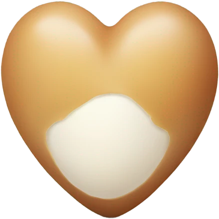 heart shaped egg emoji