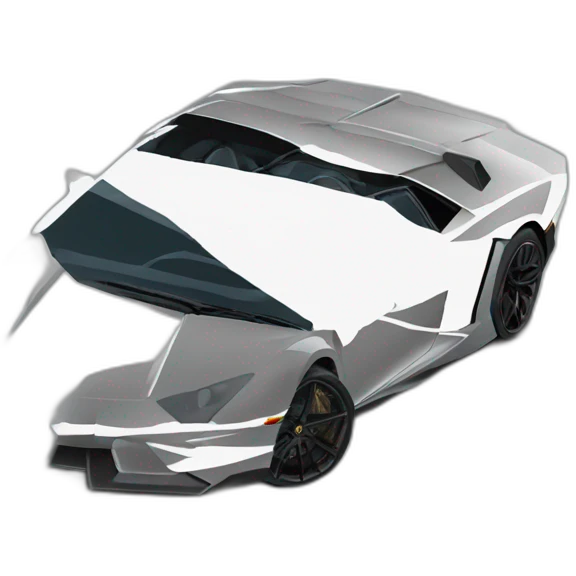Lamborghini aventador emoji