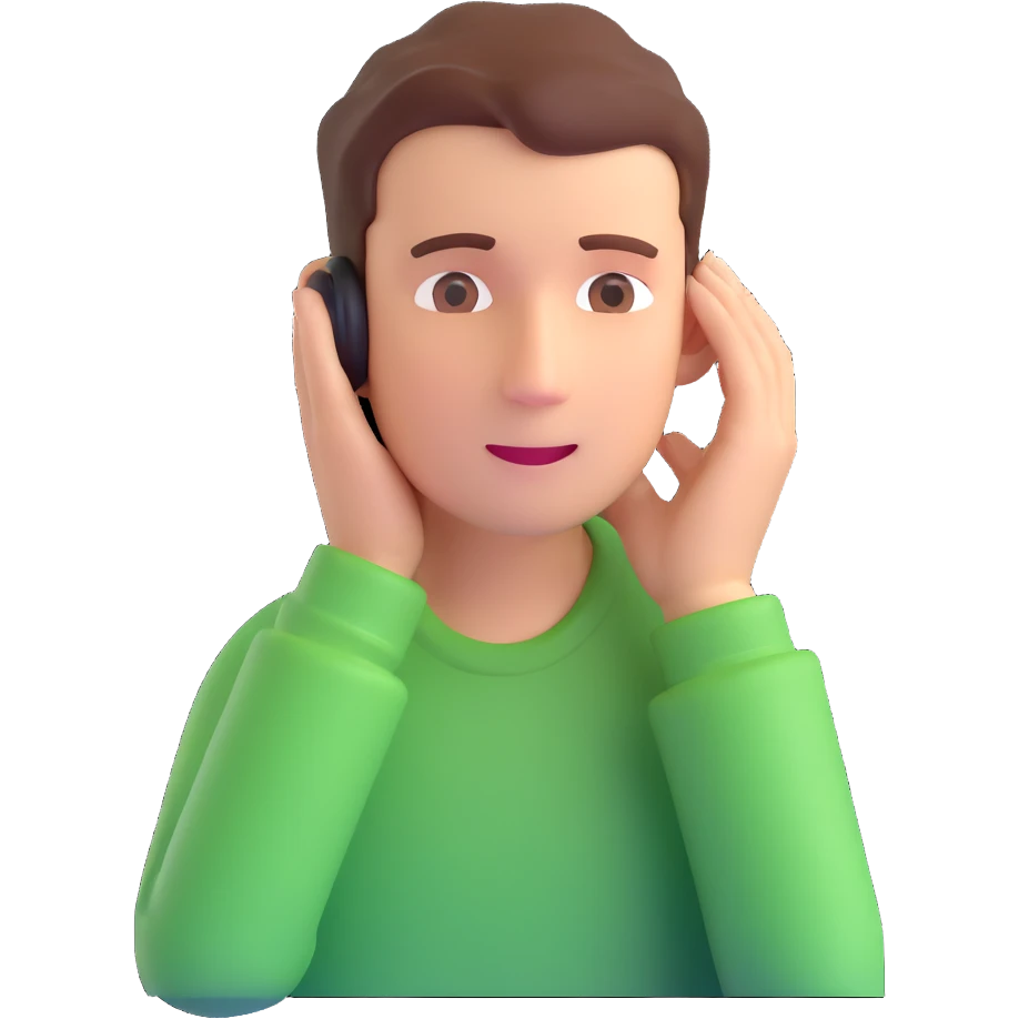 person with ear pain emoji