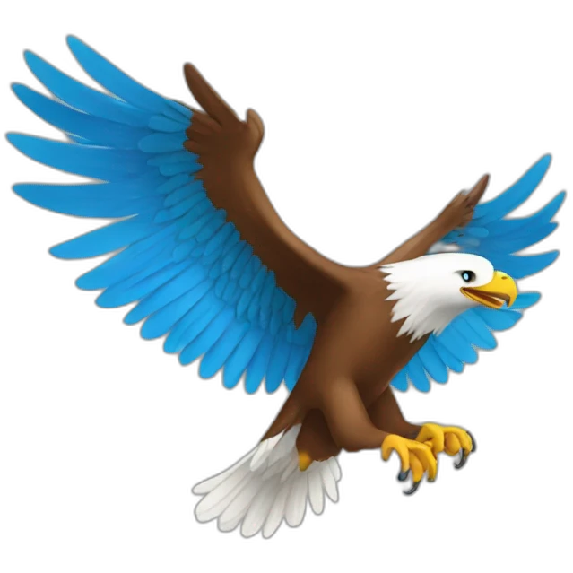 Un aigle emoji
