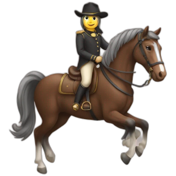 Cheval sur cheval emoji