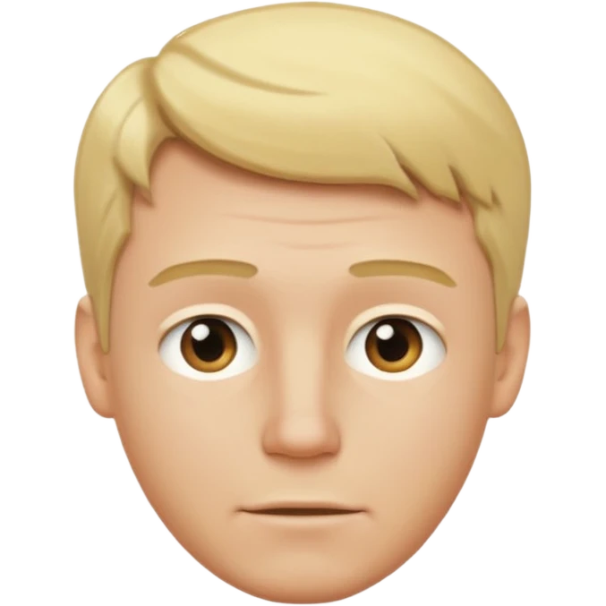 white man with blonde hair and visibly hot neck emoji