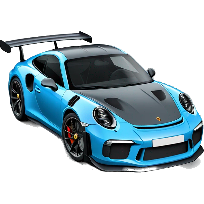 Blue Porsche 911 gt3 rs  emoji