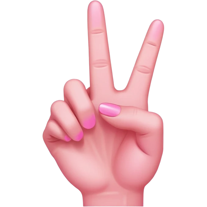 pink middle finger emoji