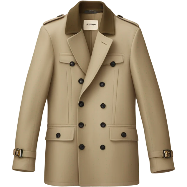 Burberry men’s jacket emoji