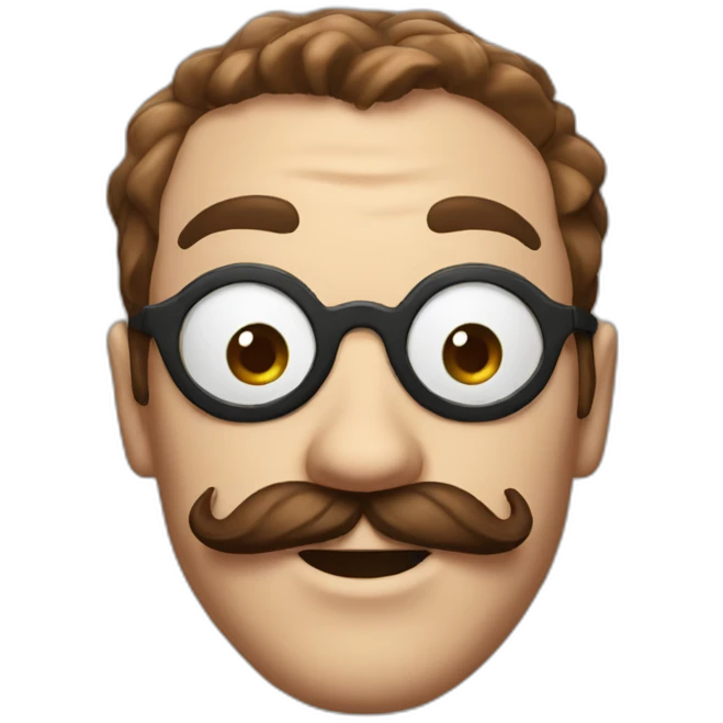 spider-man with mustache emoji