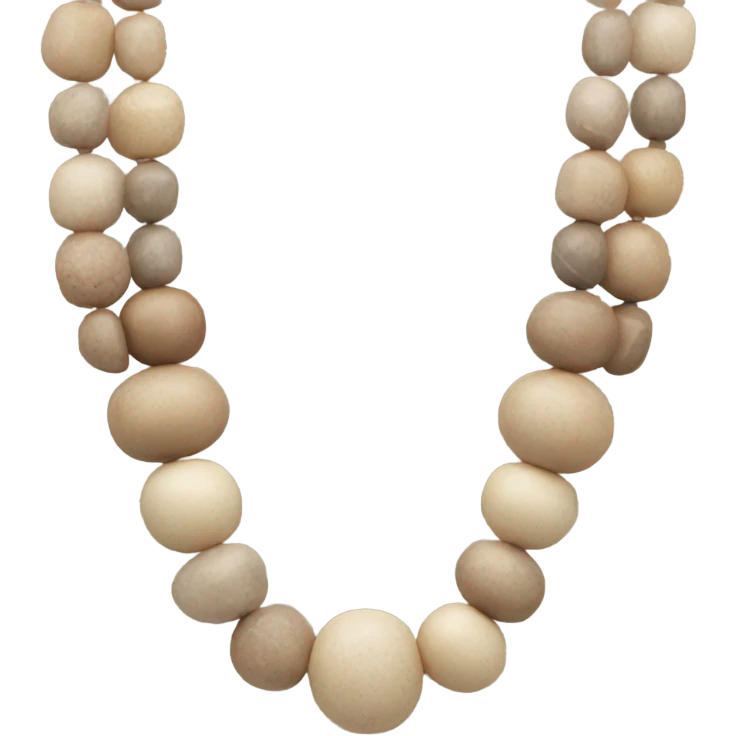 beige necklace emoji