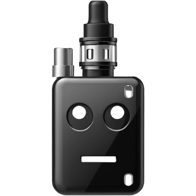 square vape with geekbar label  emoji