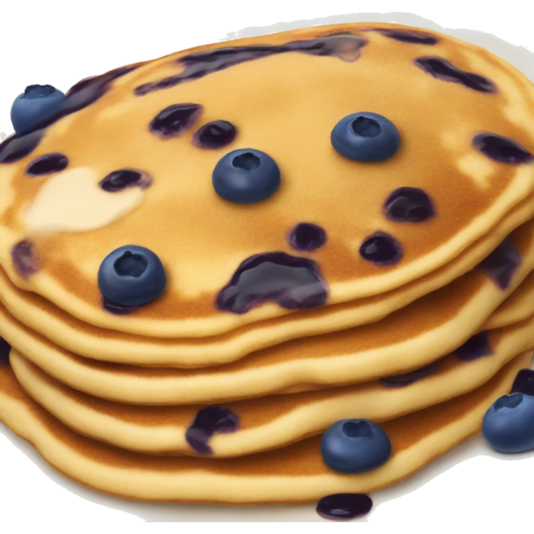 Blueberry pancakes  emoji
