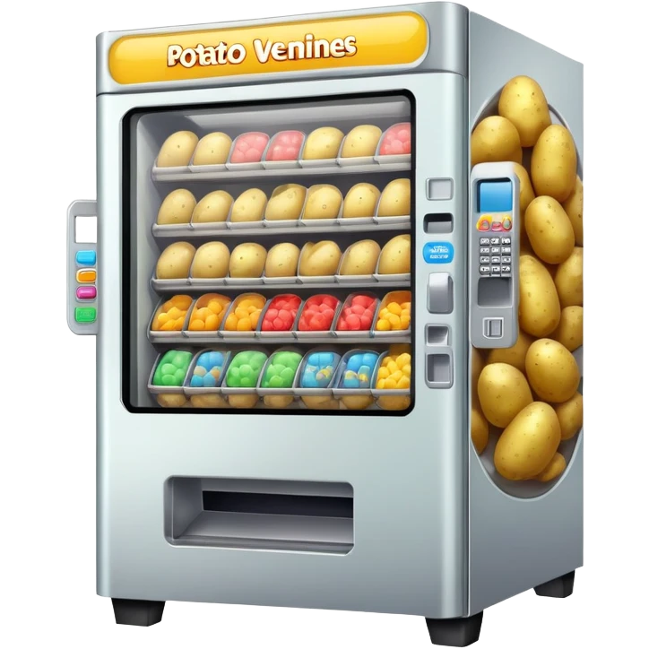 Potato vending machine emoji
