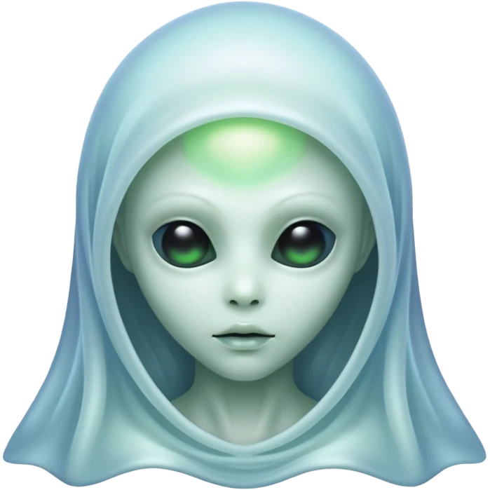 Alien ghost emoji