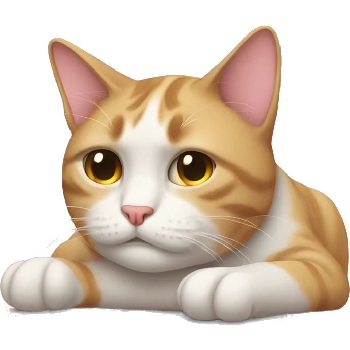 Depressed cat emoji
