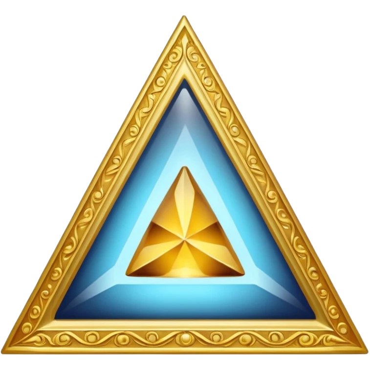 Corona con triangulo emoji