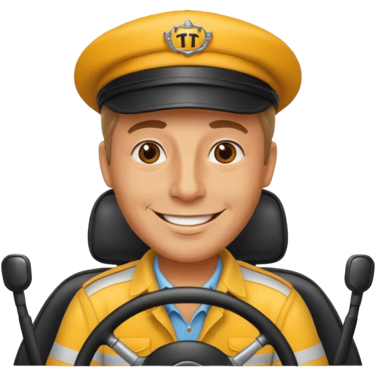 Taxi driver emoji