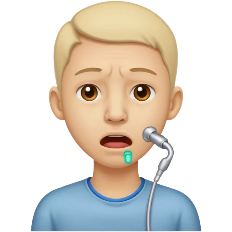 doenças do ouvido, nariz, garganta e estruturas da cabeça e pescoço, como cordas vocais, amígdalas e adenoides emoji