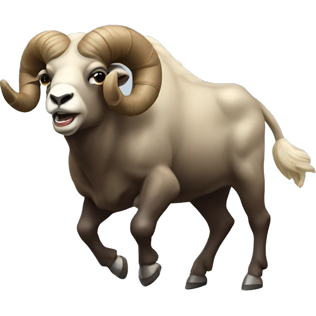 RAM trampling Buffalo emoji