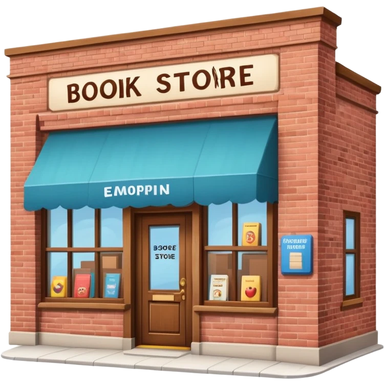book store exterior emoji