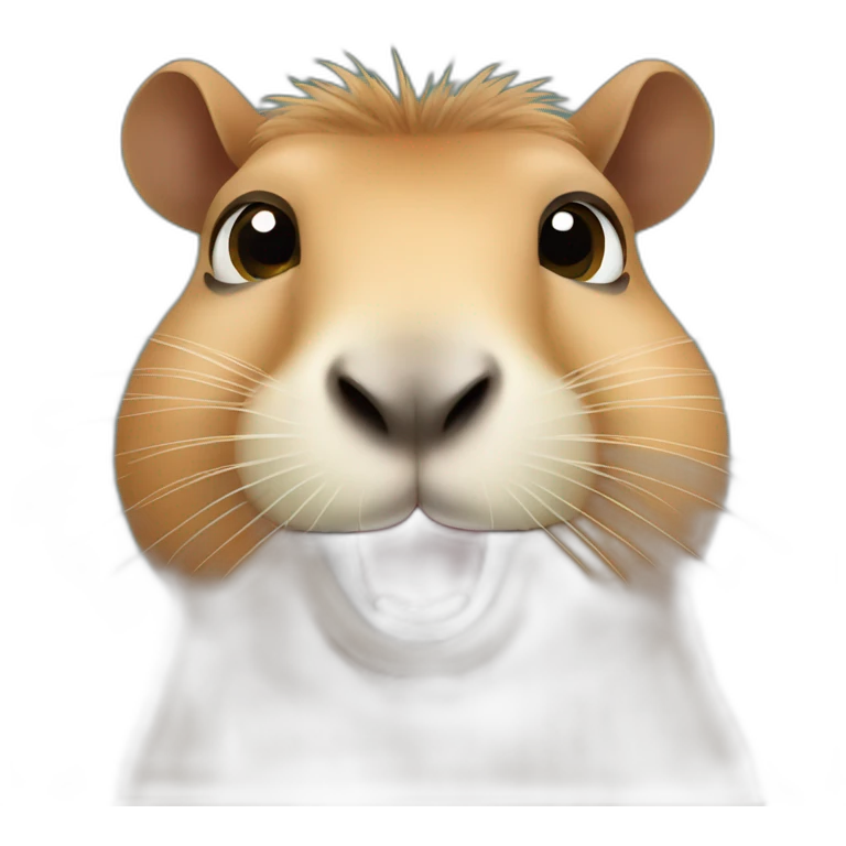 Smiling capybara emoji