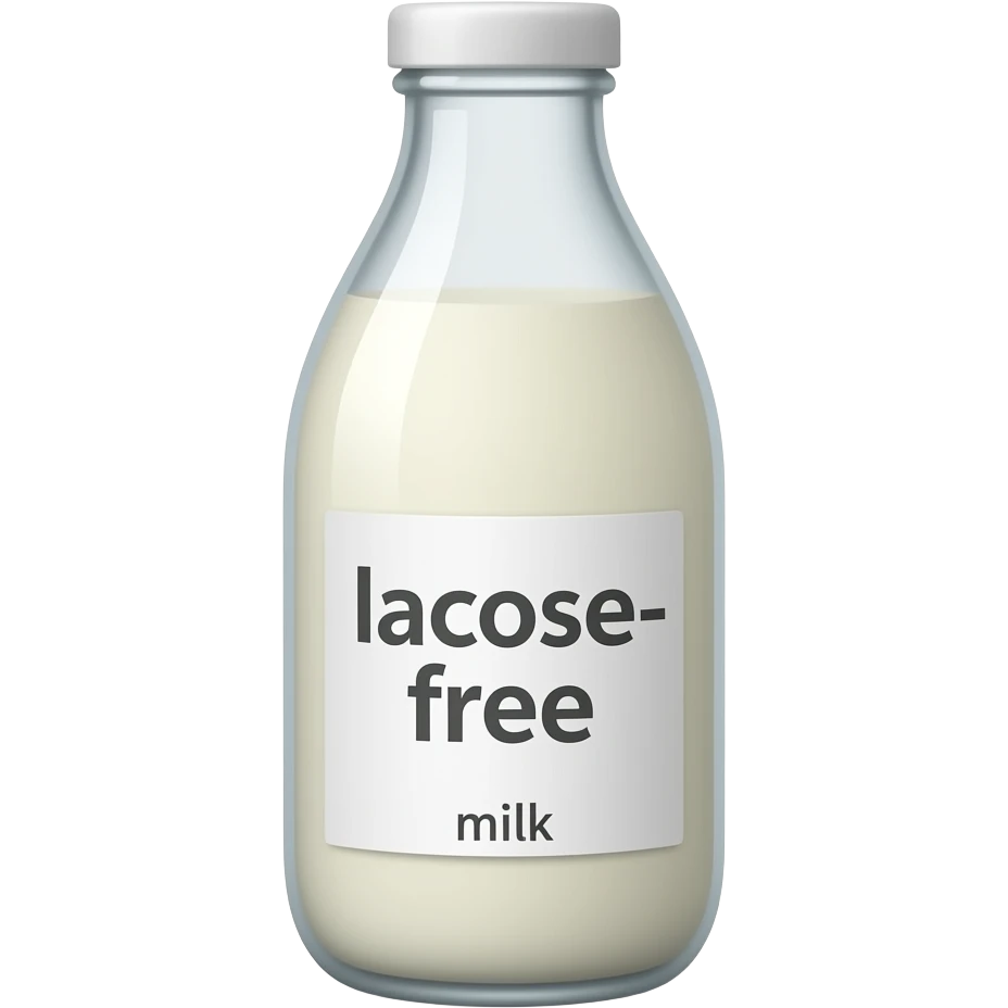 lait sans lactose emoji